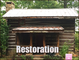 Historic Log Cabin Restoration  Masonic Home, Kentucky